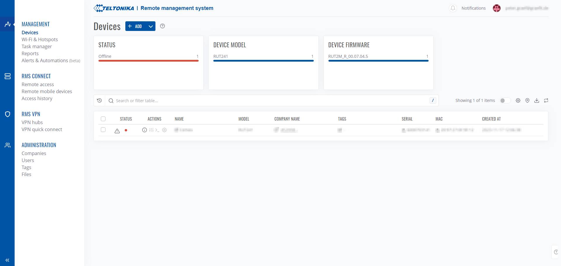 TELTONIKA - Remote Management System - Abonnement-Lizenz (10 Jahre)