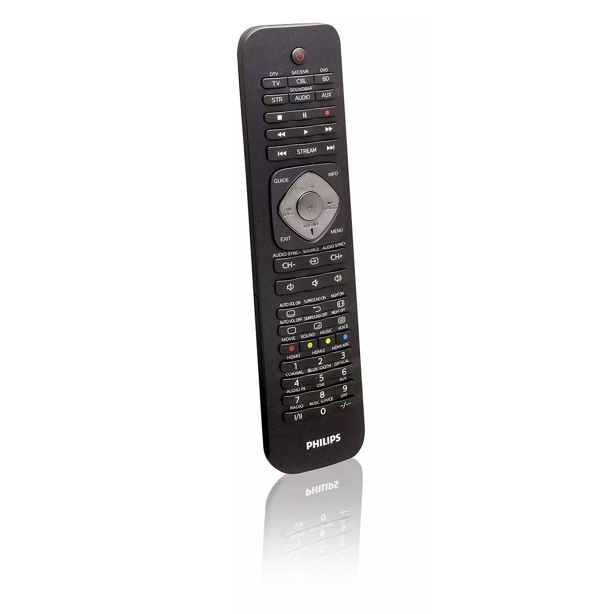 Philips 6-in-1 TV replacement remote control (Phil-SRP501610)