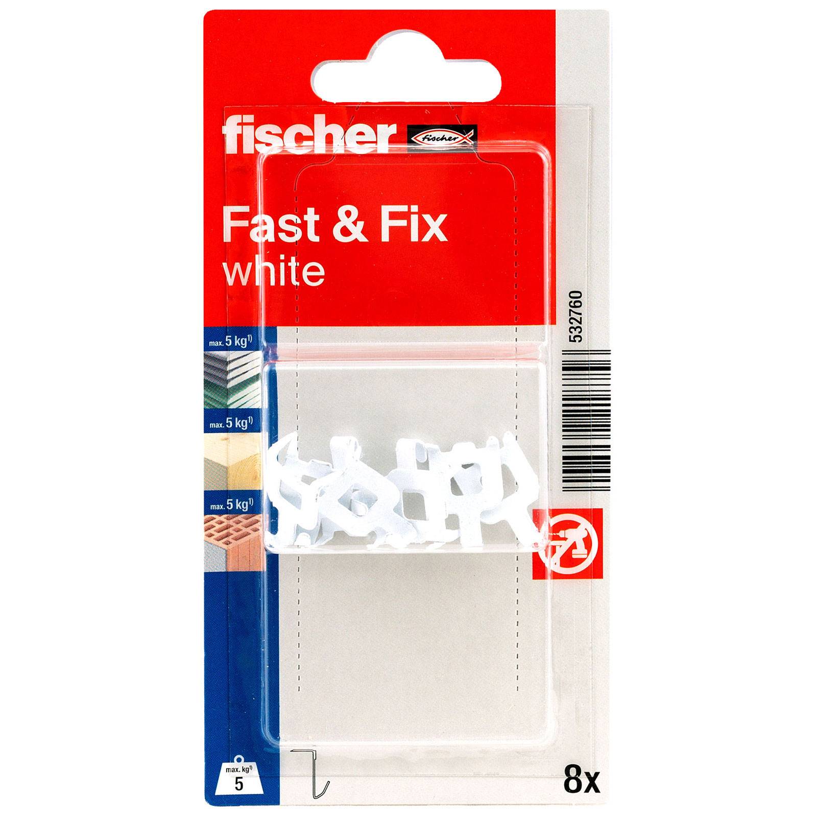 fischer Fast &amp;amp; Fix weiß