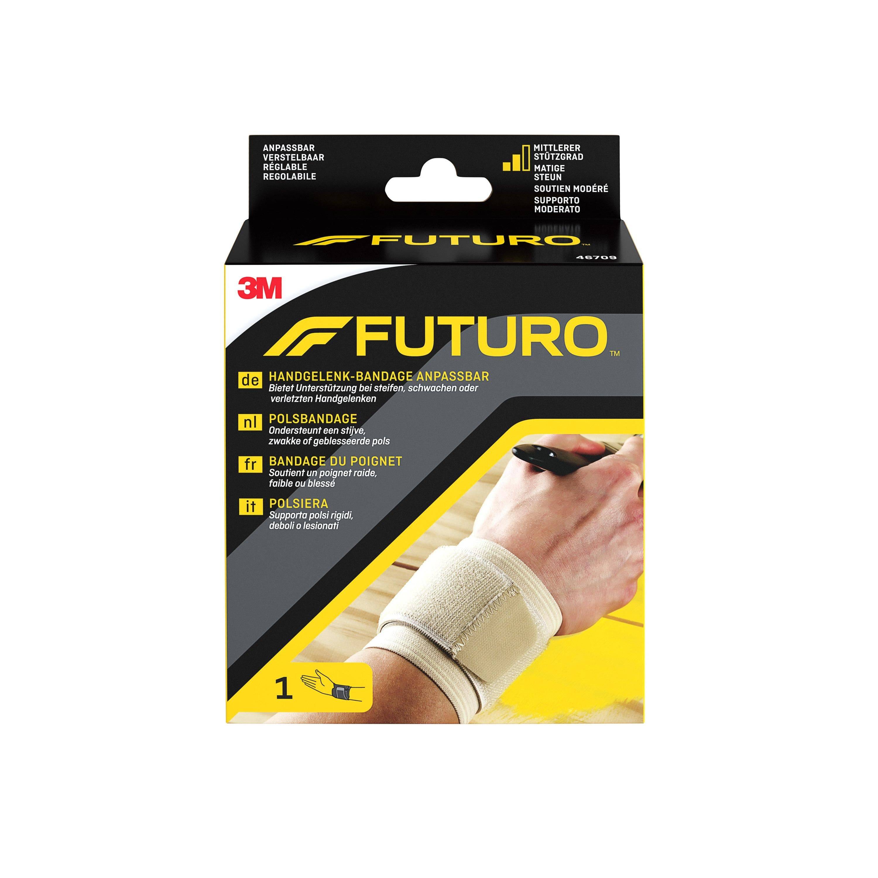 FUTURO™ Handgelenk-Bandage anpassbar 46709, Verstellbar SPORT (14.0 - 24.1 cm)