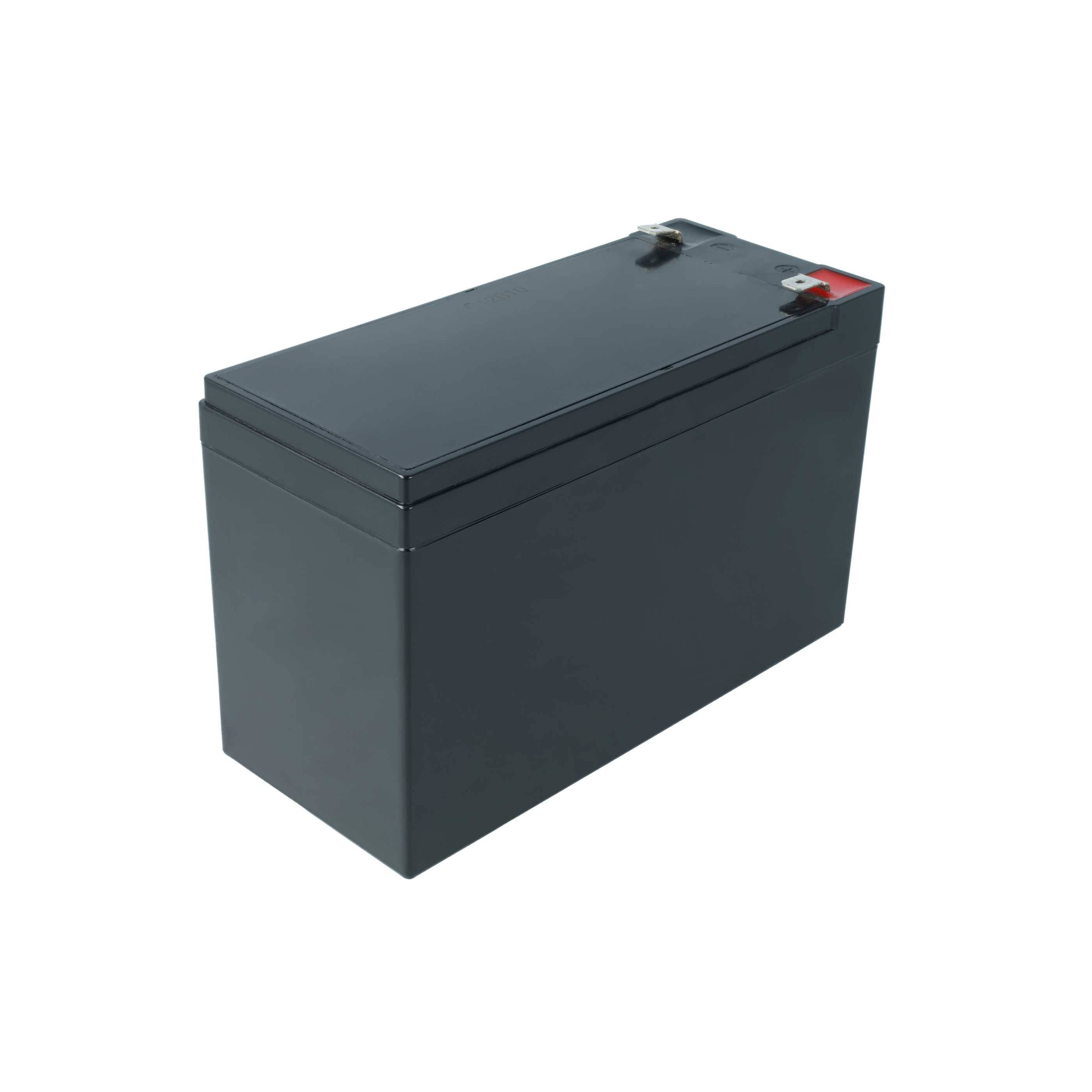 vhbw 2x Akku Bordbatterie kompatibel mit Rasenmäher Wohnwagen, Boot, Camping, Wohnmobil (6 Ah, 12 V, AGM), 15,2 x 10 x 6