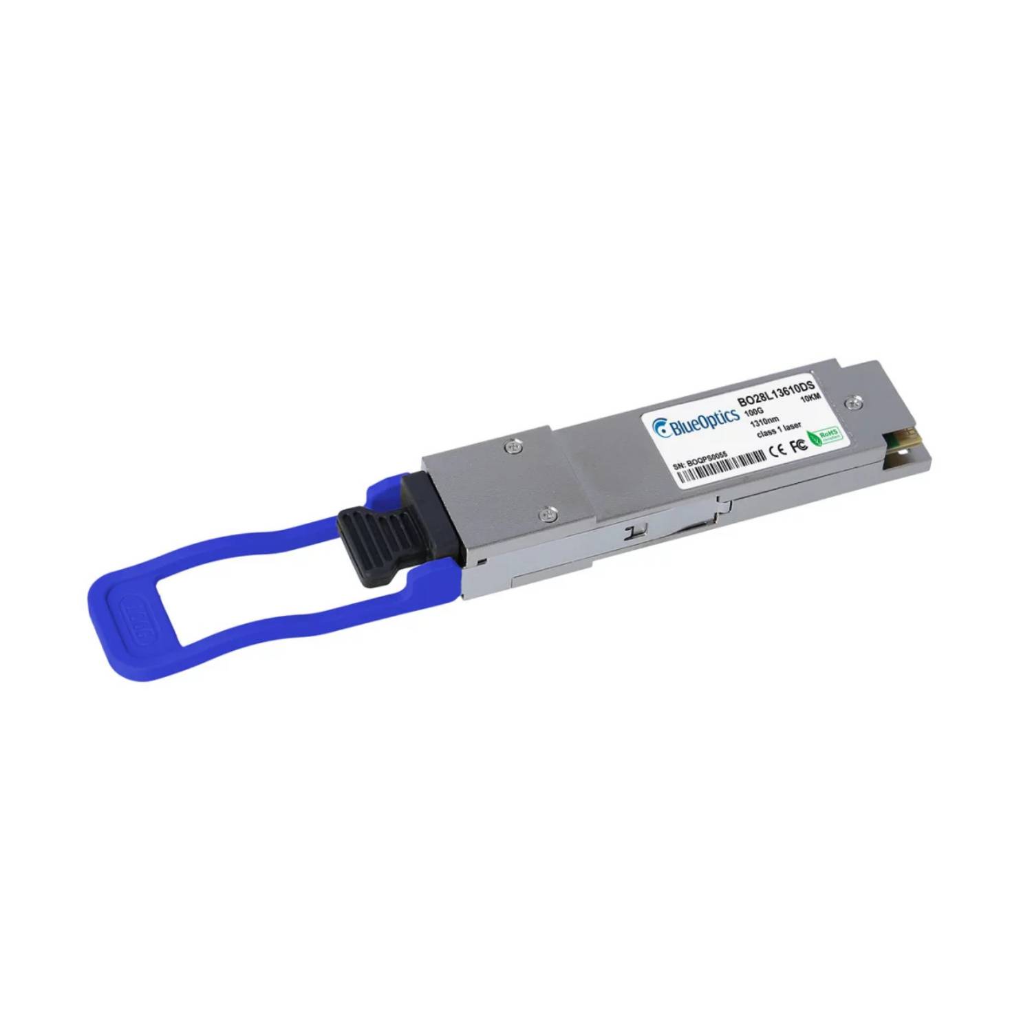 BlueOptics Intel SPTSLP4SLCDF BlueOptics BO28L13610DS QSFP28 Transceiver, 100GBASE-LR, Singlemode