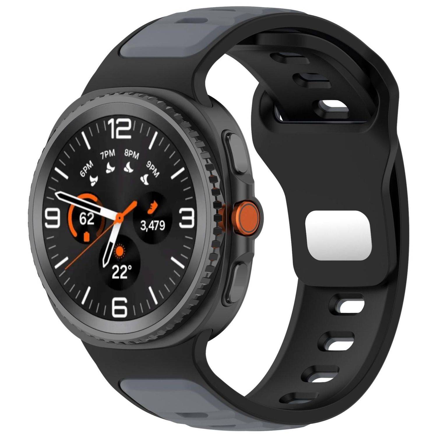 Silikon Armband für Samsung Galaxy Watch 9 / 8 / 8 Classic Reverse Buckle Design