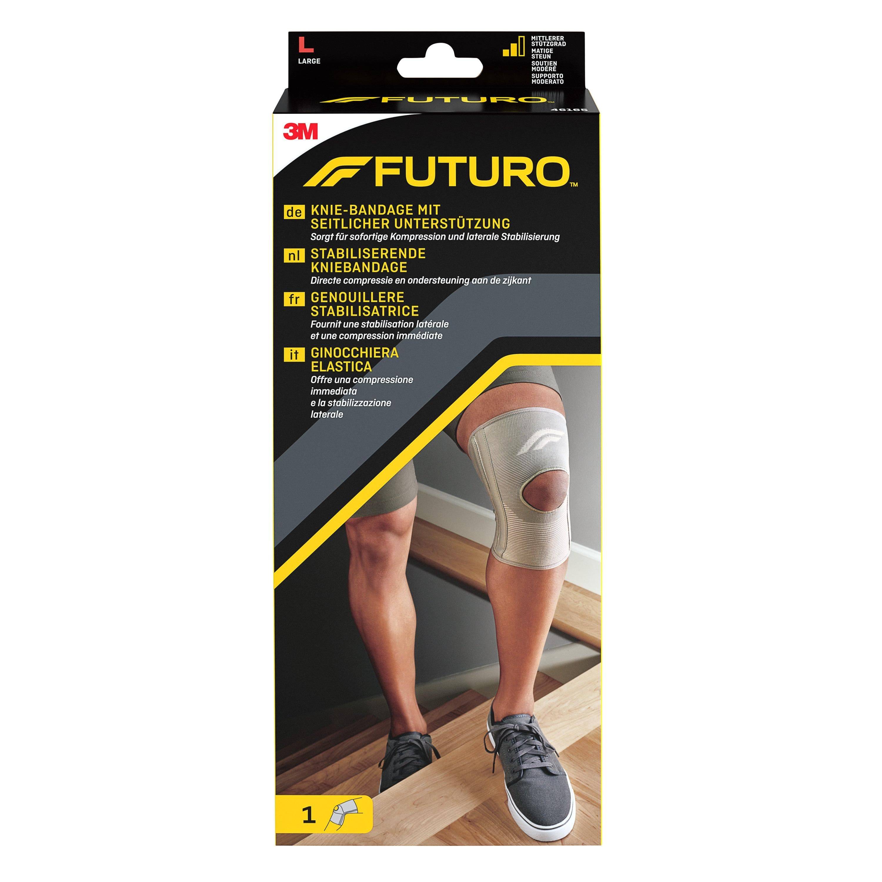 FUTURO™ Knie-Bandage mit seitlicher Unterstützung 46165, L (43.2 - 49.5 cm)