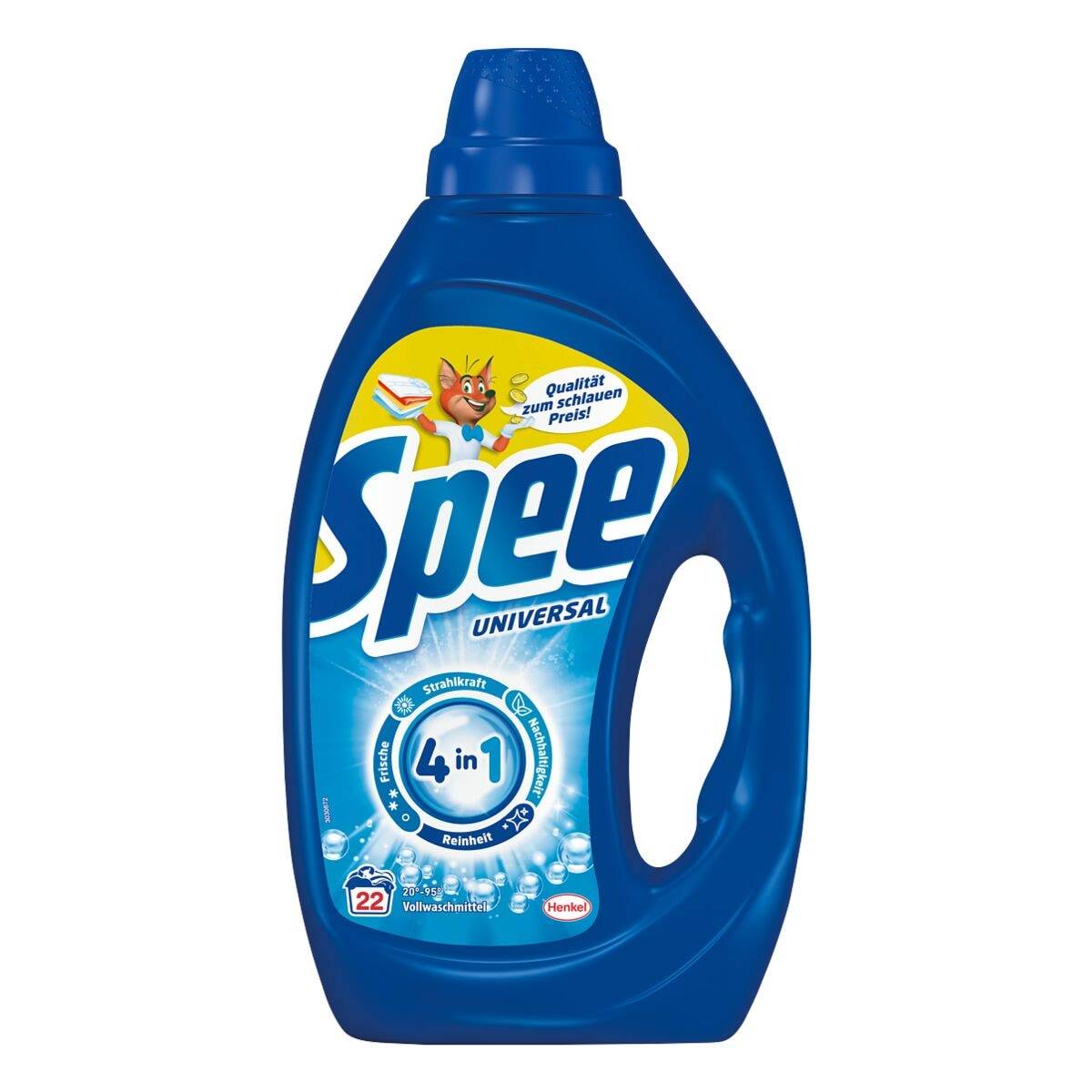 SPEE Vollwaschmittel »4in1 Universal« 22 Waschladungen, 990 ml