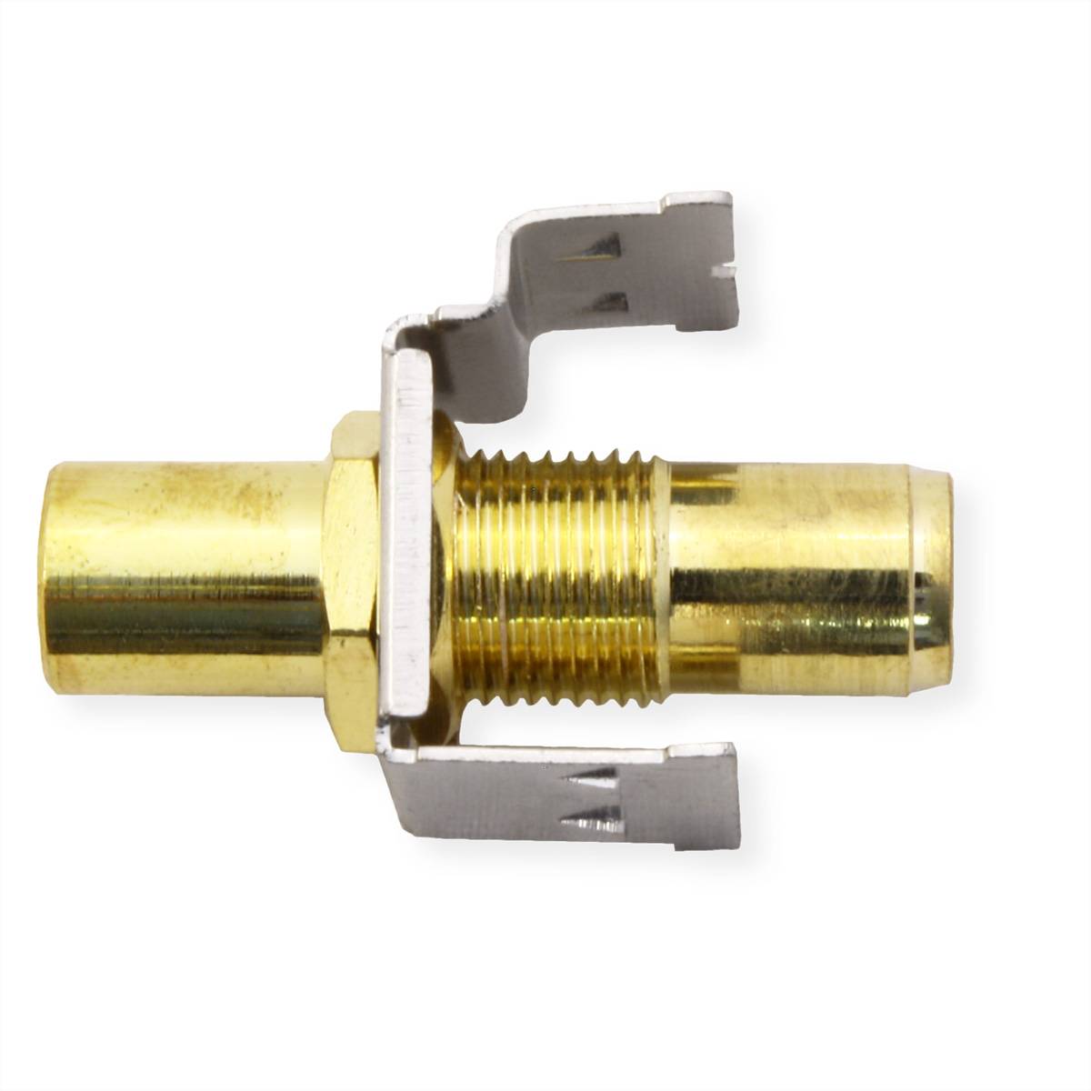 Roline RCA-Keystone-Kupplung, Metall, rot