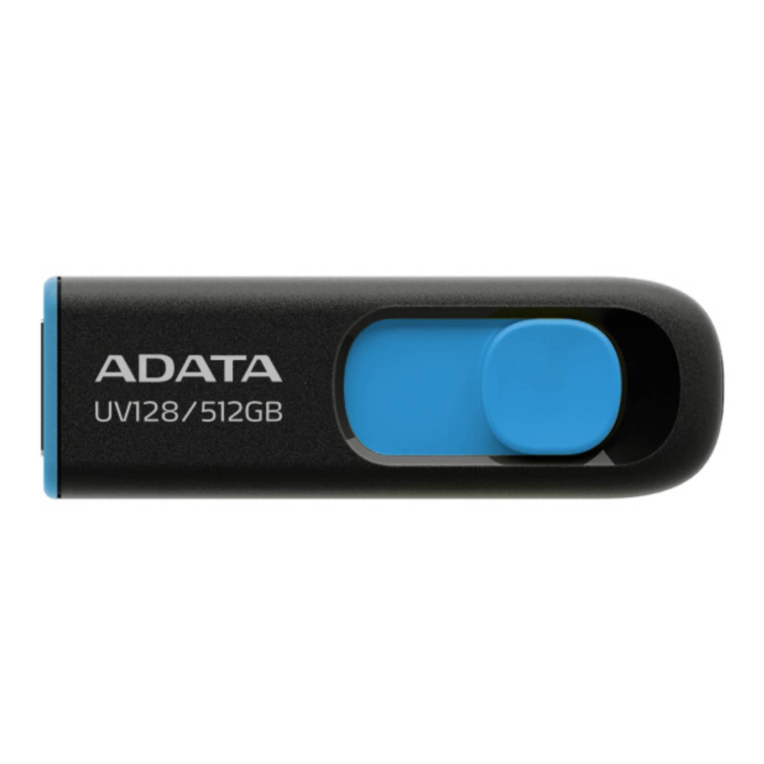 ADATA UV128 - USB-Flash-Laufwerk - 512 GB - USB3.2 Gen 1 - schwarz & blau