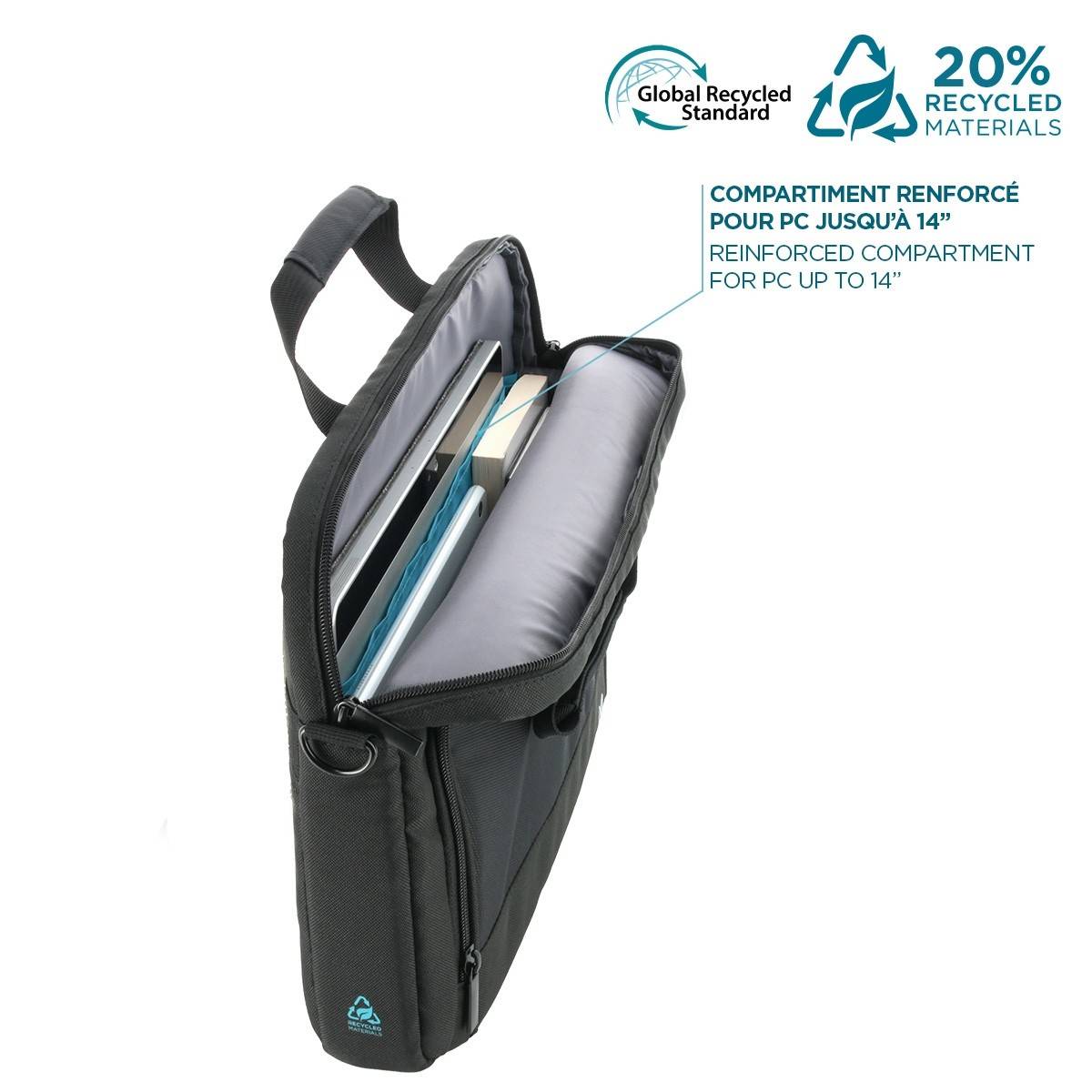 Mobilis THE ONE - Notebook-Tasche - 20 % recycelt