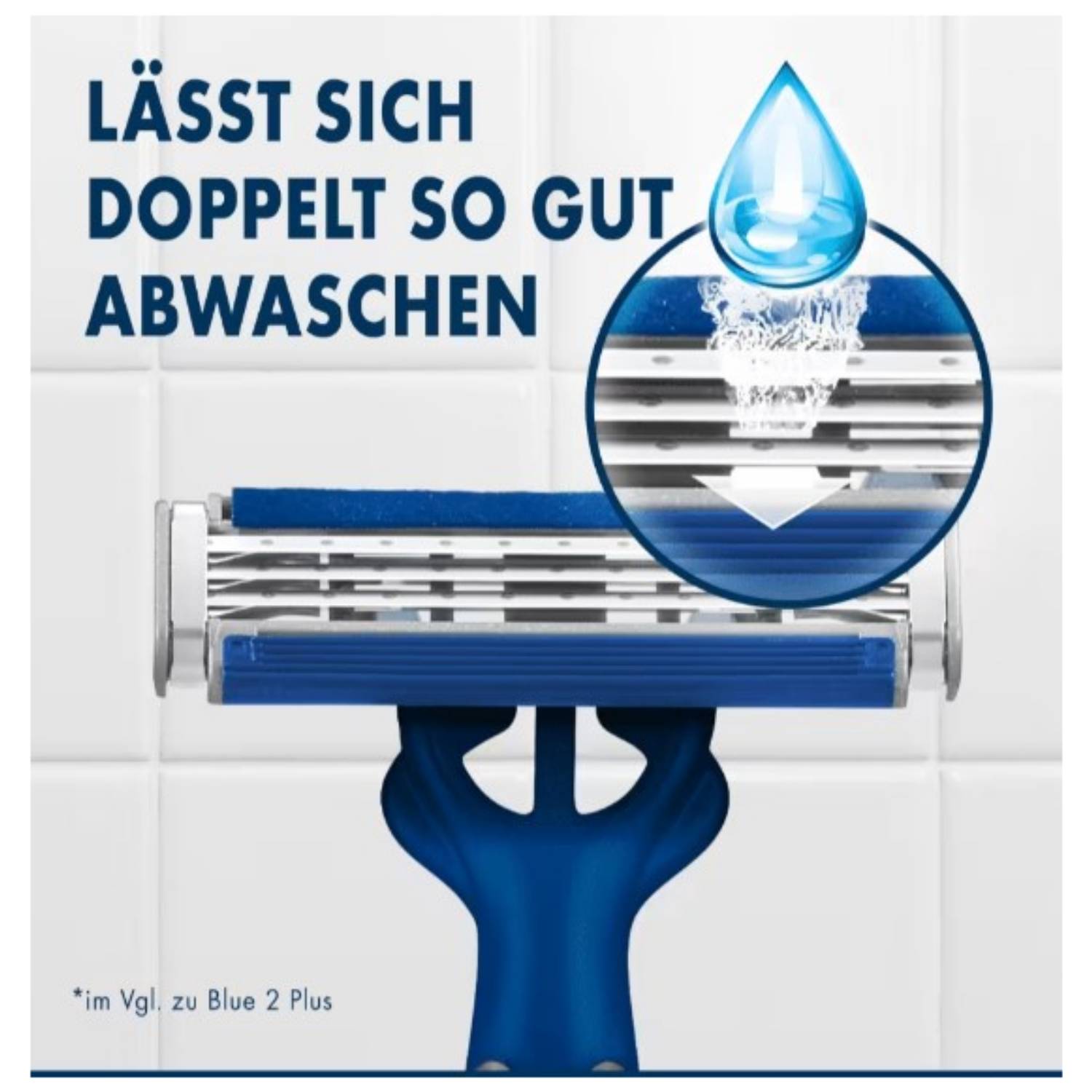 Gillette Blue3 Smooth 7702018541775, Rasierapparat, Schwarz, Blau, 12 Stück(e)
