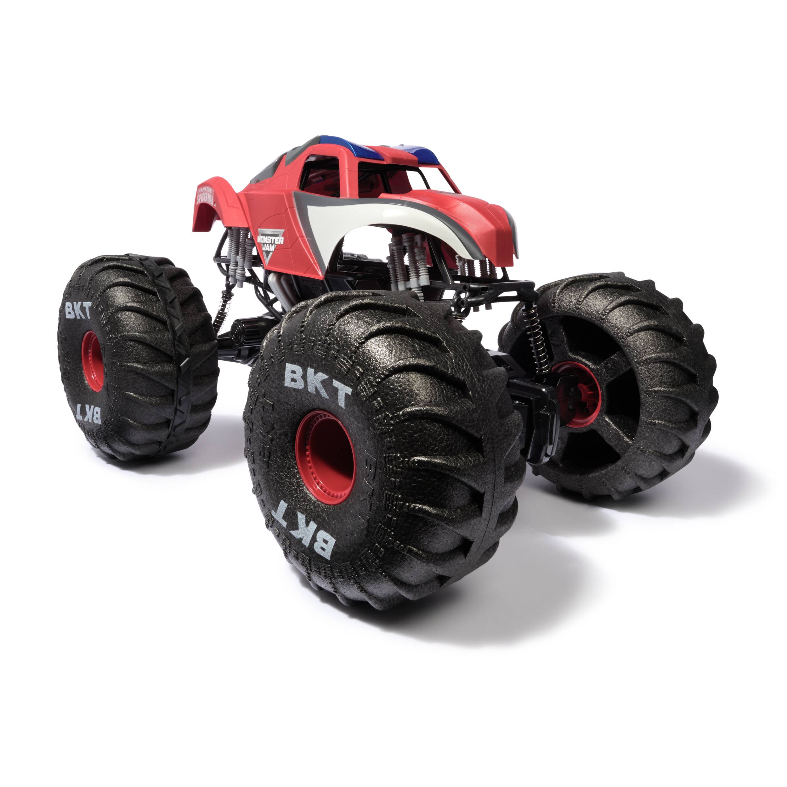 Monster Jam Marvel Mega Spider-Man RC Gelände-Monster Truck, über 61cm lang, Maß