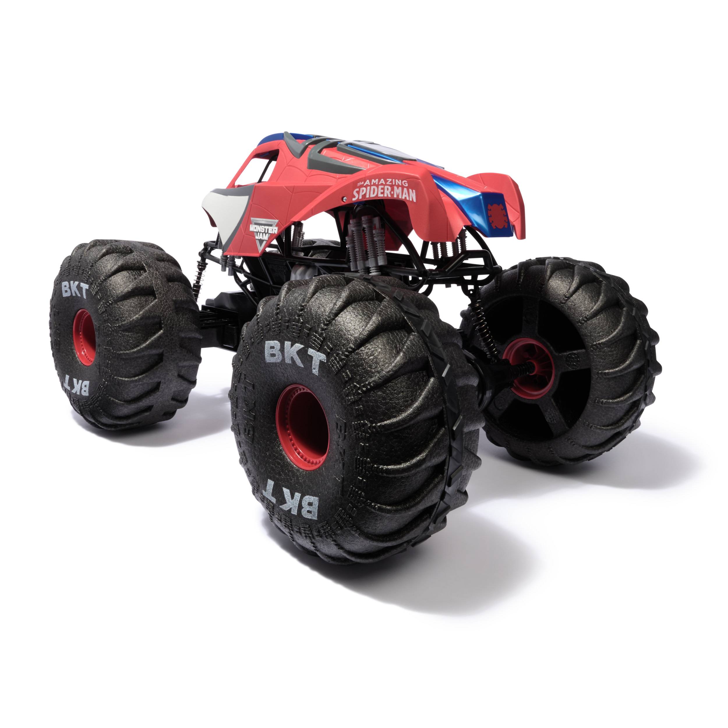 Monster Jam Marvel Mega Spider-Man RC Gelände-Monster Truck, über 61cm lang, Maß
