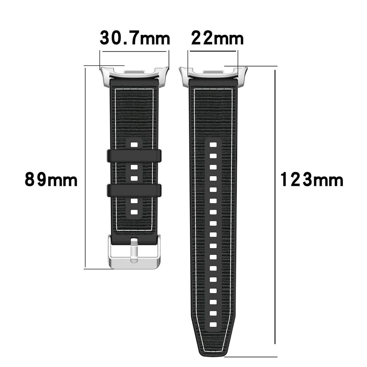 xDfind Smartwatch Silikon Armband für Samsung Galaxy Watch 9 / 8 / 8 Classic