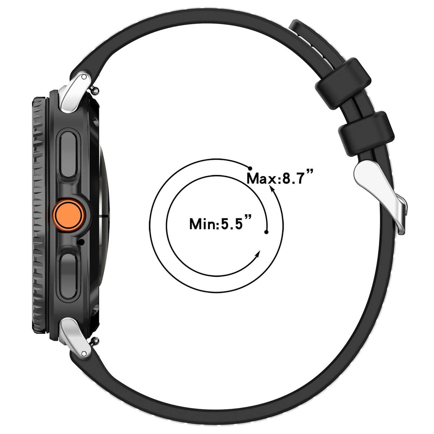 xDfind Smartwatch Silikon Armband für Samsung Galaxy Watch 9 / 8 / 8 Classic