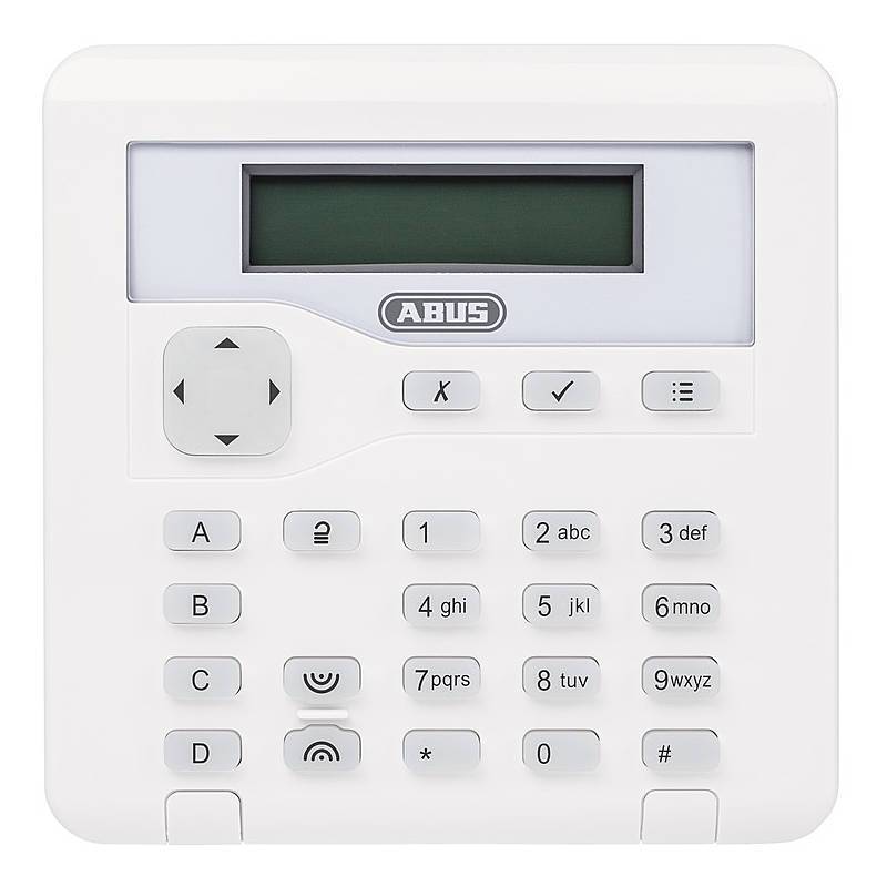 ABUS Secoris BUBE60000 Bedienteil, Bedienteil | nach Richtlinien:VSÖ, EN 50131-1 Grad 3 | Einsatzgebiet:Haustür, Treppe