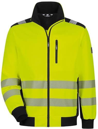 Warnschutz-Sweatjacke DEMINO Gr.XL gelb/schwarz ELYSEE