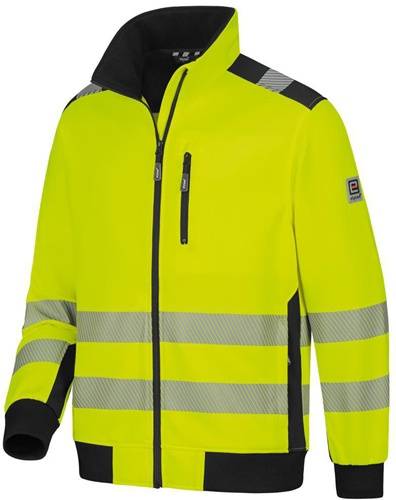 Warnschutz-Sweatjacke DEMINO Gr.XXL gelb/schwarz ELYSEE