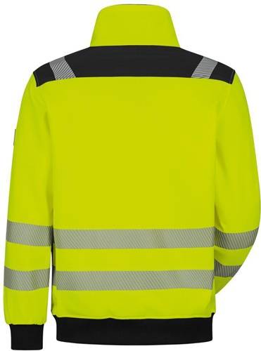 Warnschutz-Sweatjacke DEMINO Gr.XL gelb/schwarz ELYSEE