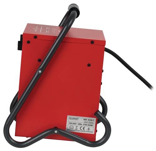 Elektroheizer 308,88 m³/h 1000/2000/3000 W 16 A EUROM