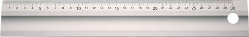 Lineal L.300mm Alu.m.Griffmulde Q.50x5mm TECWERK