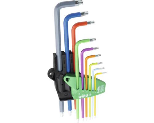 Stiftschlüsselset 366F 9-tlg.T8-T40 farbcodiert TORX® ProStar Hal.WIHA