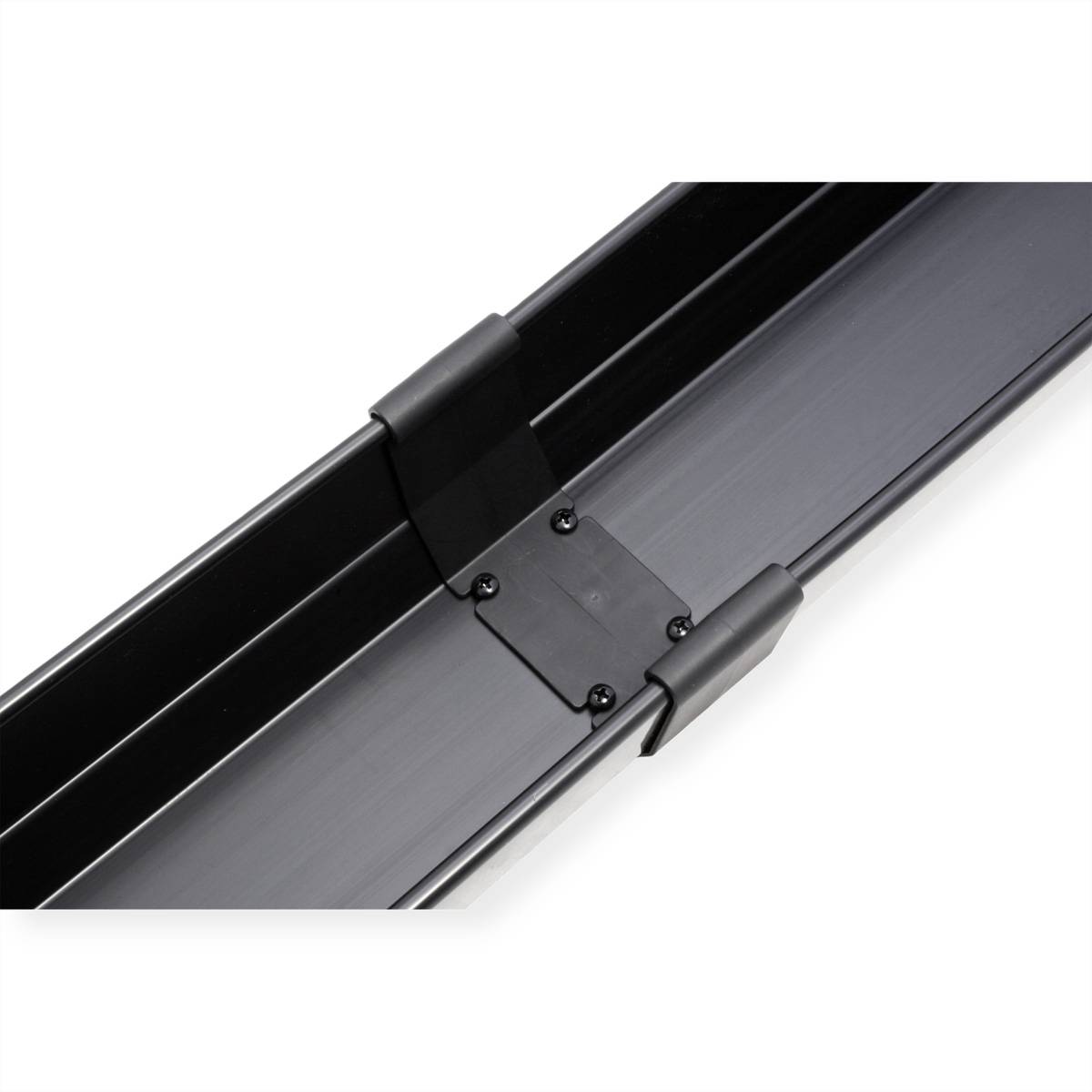 Roline Easy2Open Kabelkanal, Untertischmontage, schwarz, 85,8cm