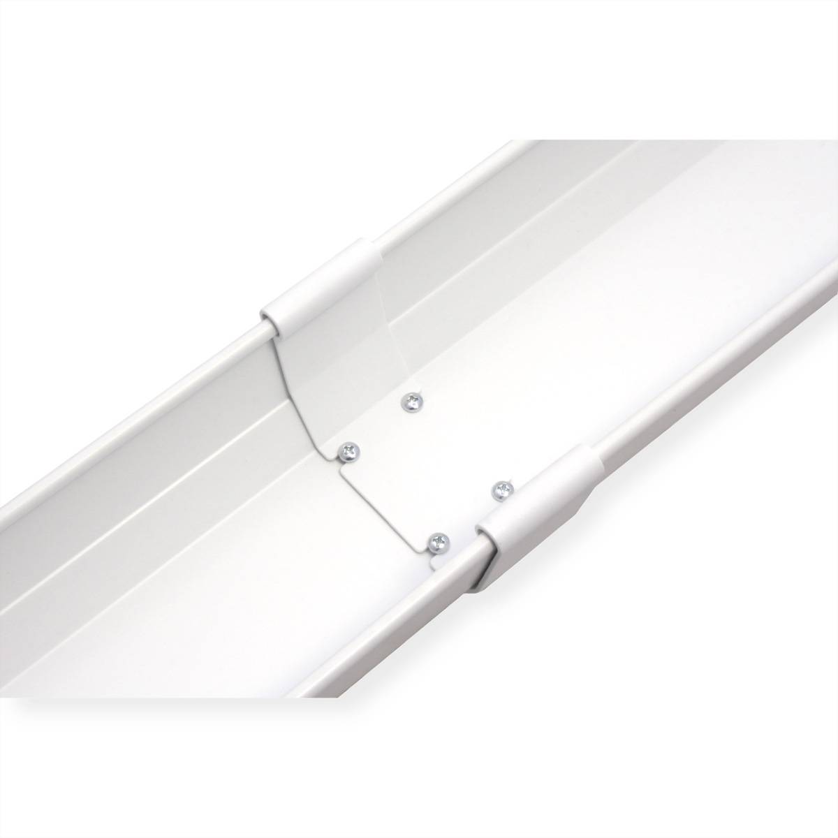 Roline Easy2Open Kabelkanal, Untertischmontage, weiß, 85,8cm