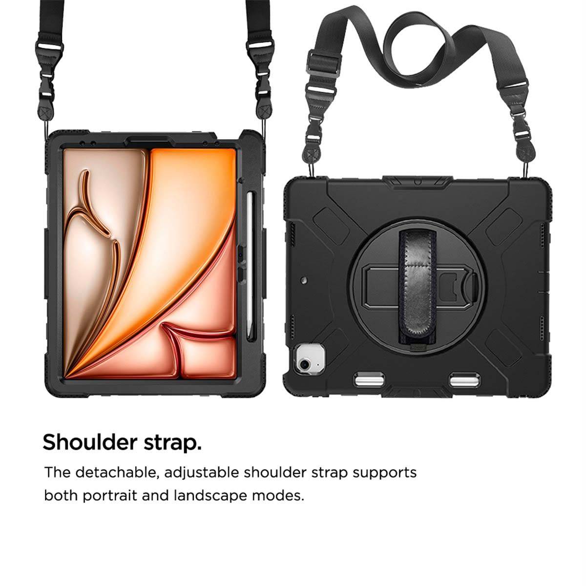 EIGER - Peak 500m Case iPad Air 13'' 2024 schwarz - Tasche