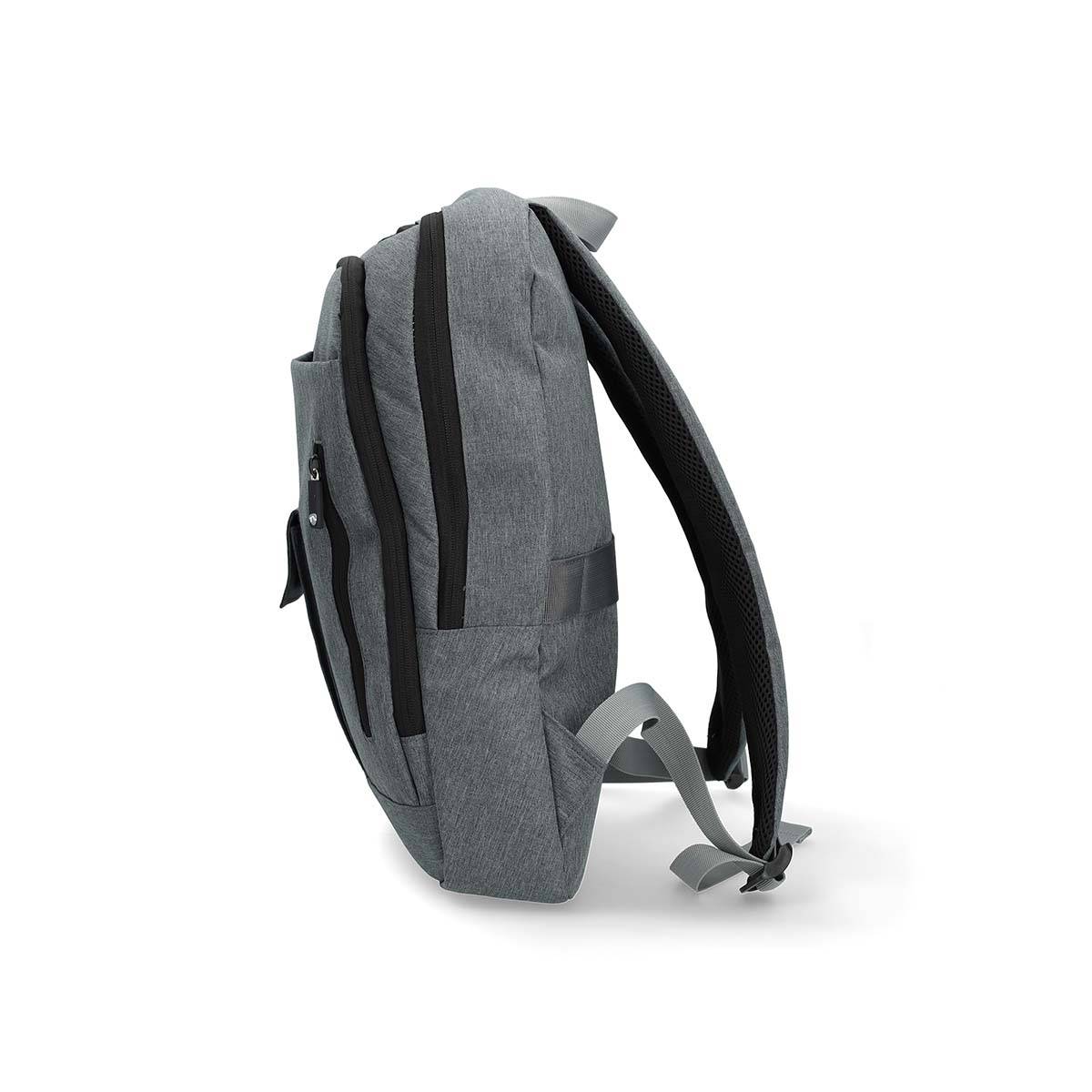Laptop Rucksack 10-16" mit 10 Fächern, leicht und kompakt Grau