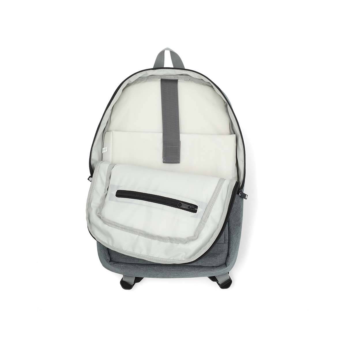 Laptop Rucksack 10-16" mit 10 Fächern, leicht und kompakt Grau