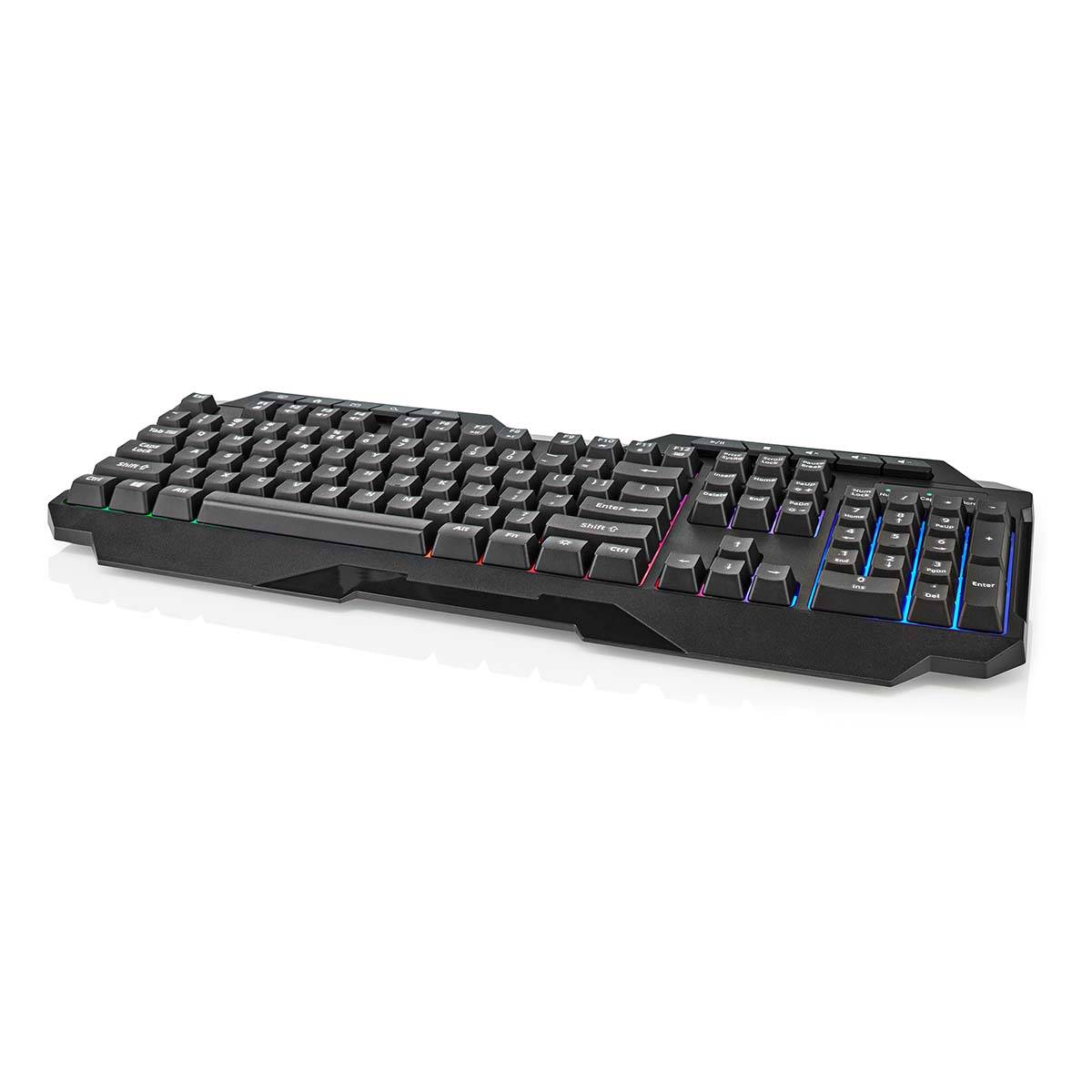 Nedis Wired Gaming Keyboard | GKBD110BKUS | Schwarz