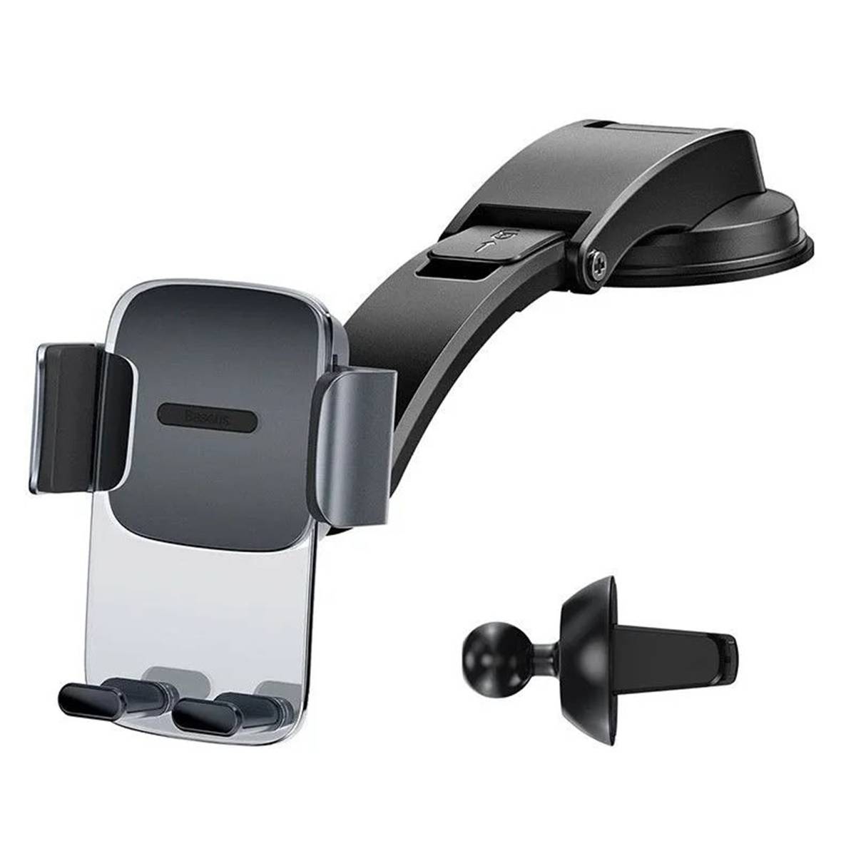 Autohalterung Baseus Easy Control Clamp für Kühlergrill / Armaturenbrett (schwarz)