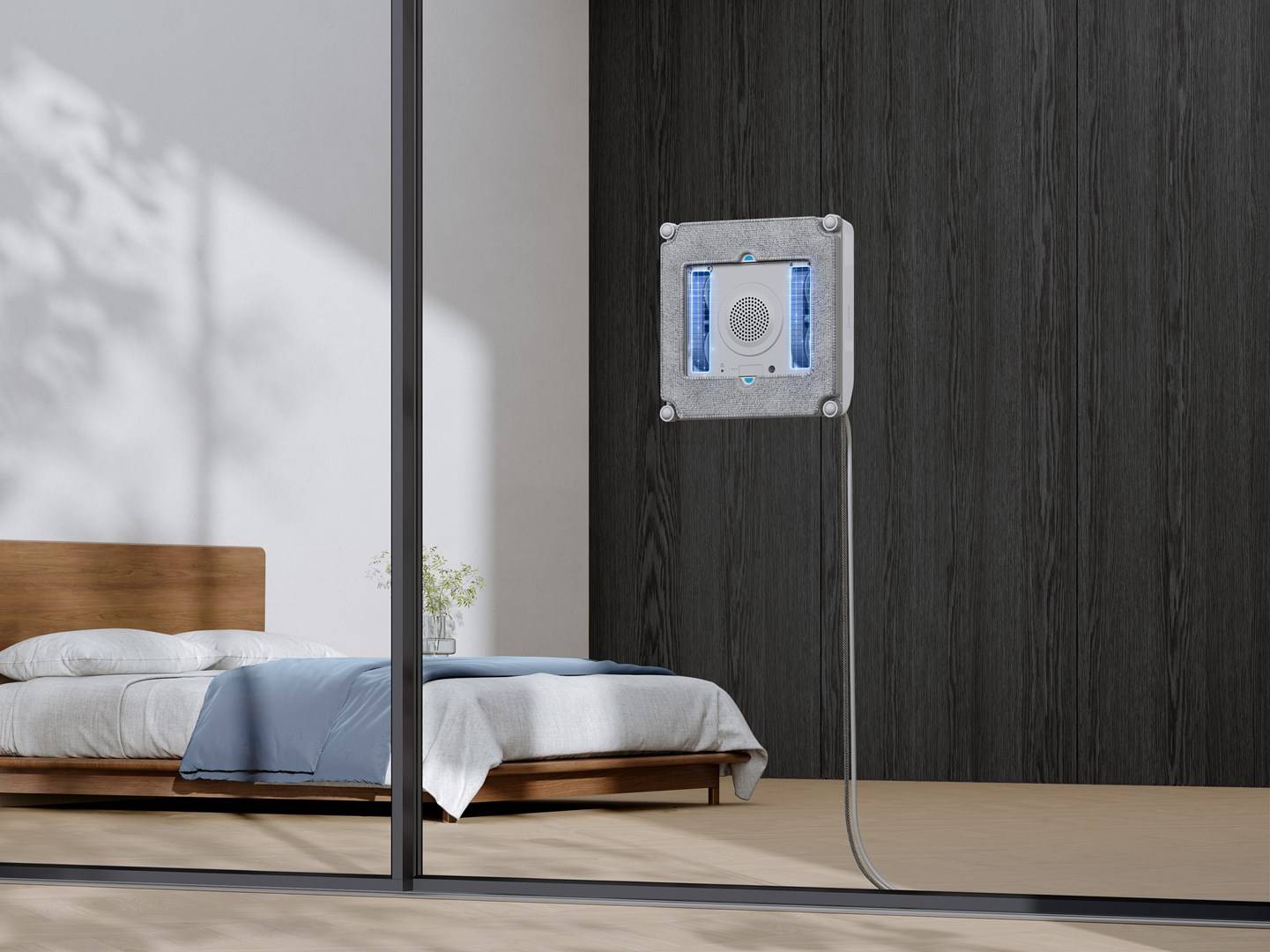 Ecovacs WINBOT MINI, Ansaugung, Universal, Beige, Weiß, 63 dB, 22 x 25 cm, Akku