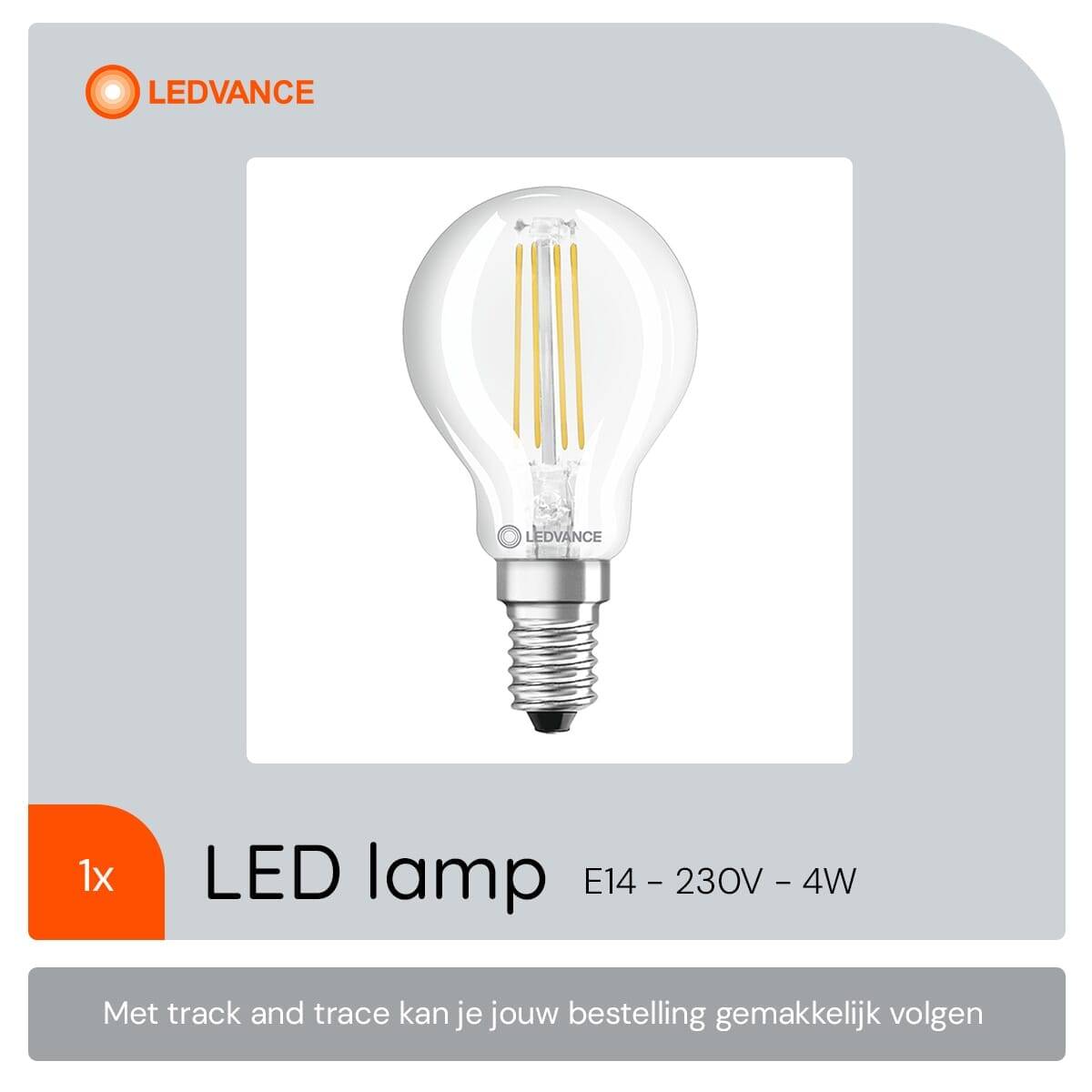 LED Classic P 40 Filament V4W 827 Clear E14 LED-Lampen