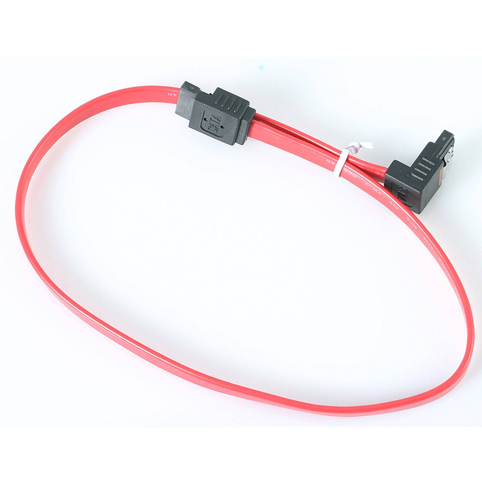 StarTech.com 18in Latching SATA to Right Angle SATA Serial ATA Cable - SATA-Kabe