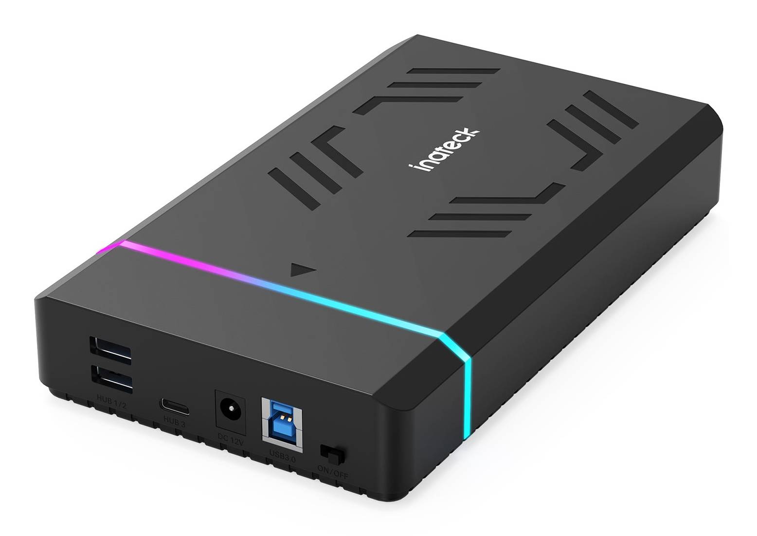 inateck Festplattengeh.RGB 3.5 USB 3.0 2.5/3.5 SATA H/SSD Multimedia-Technik Externe Gehäuse