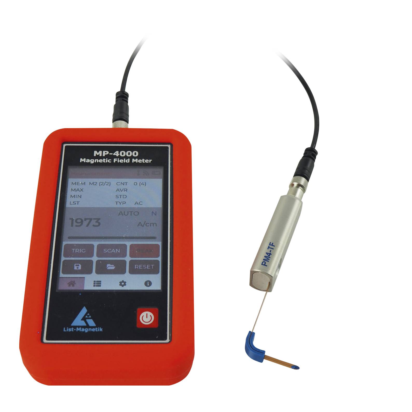 PCE Instruments LM-MP4000-4TF Magnetfeld Analysegerät