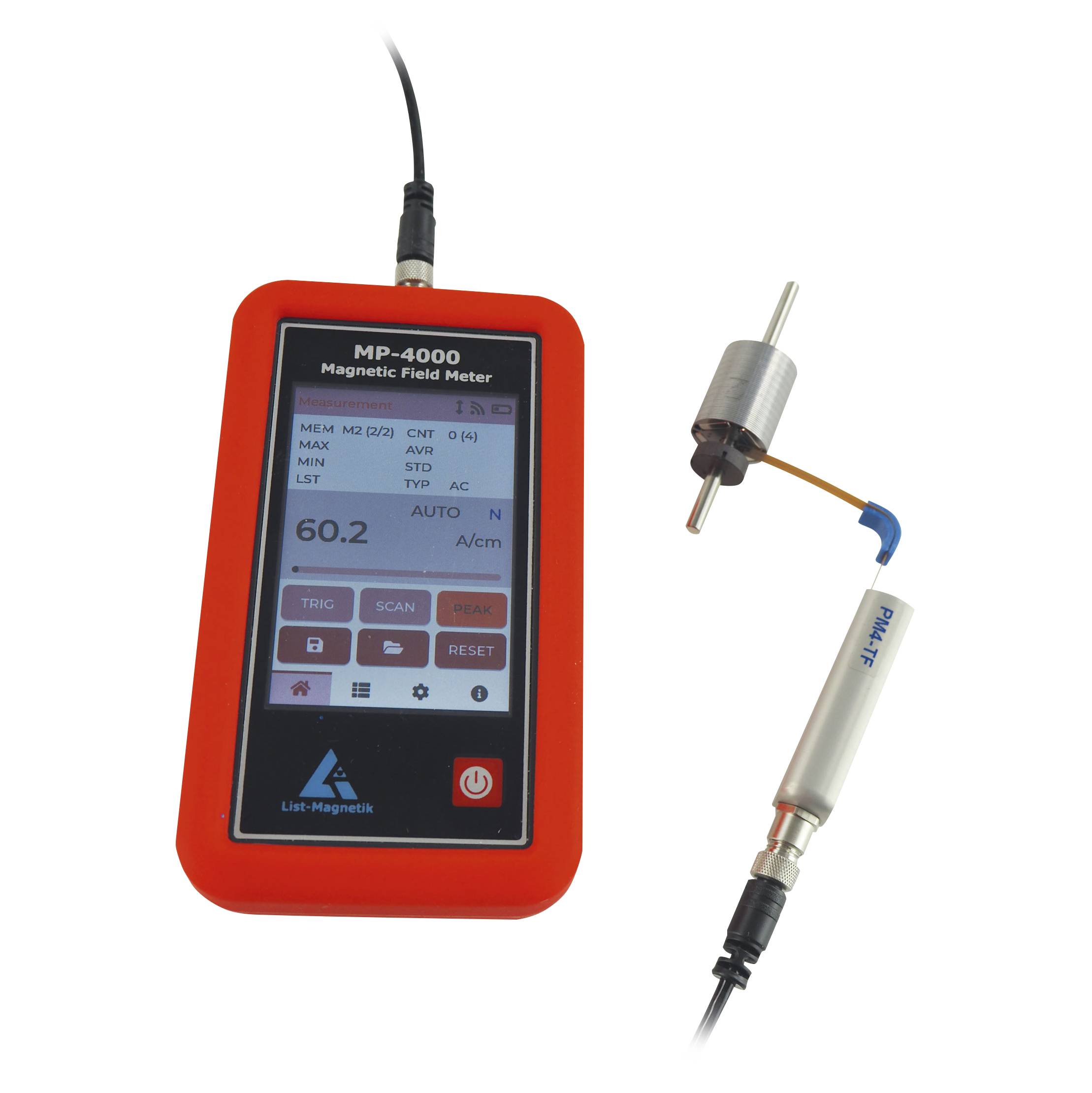 PCE Instruments LM-MP4000-4TF Magnetfeld Analysegerät