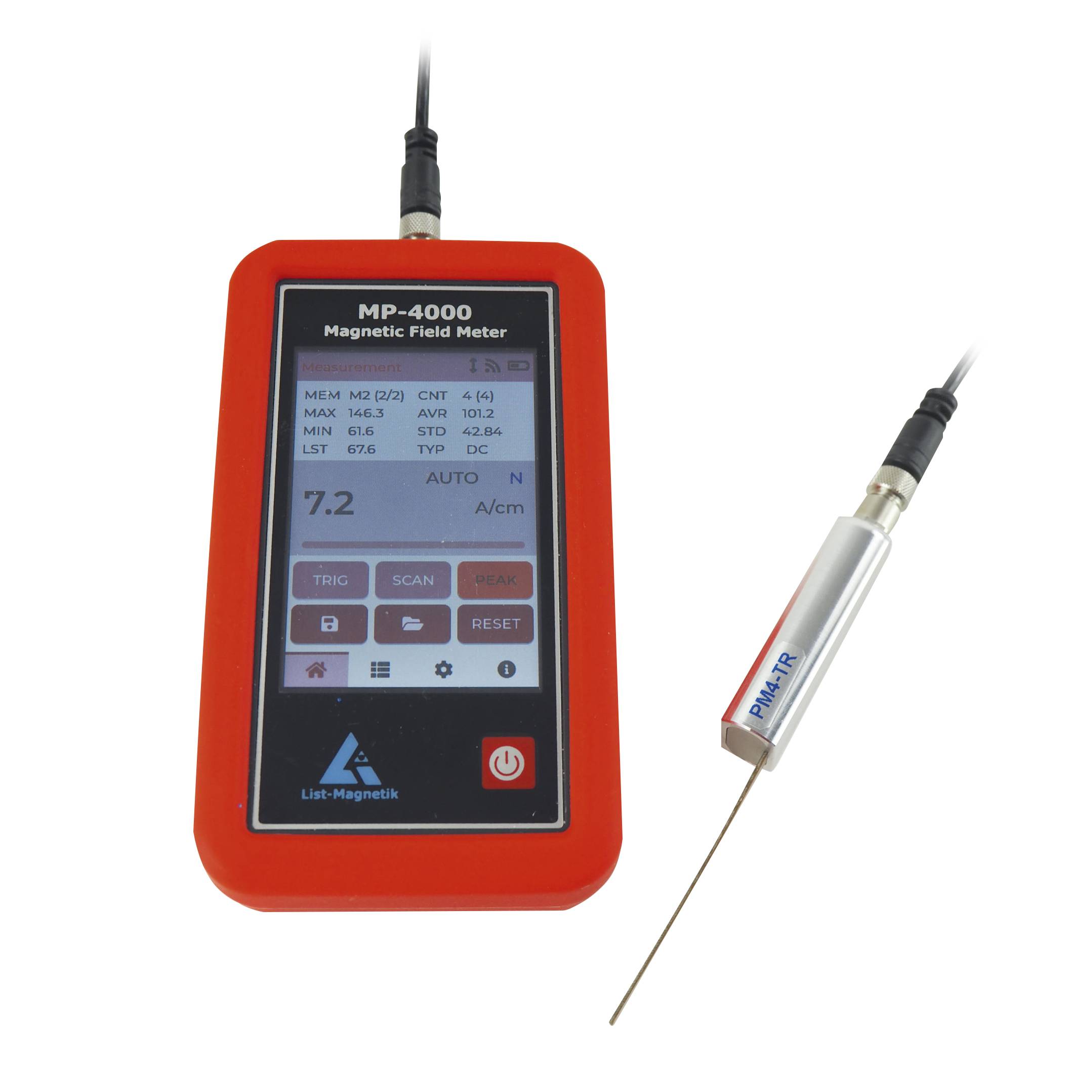 PCE Instruments LM-MP4000-4TR Magnetfeld Analysegerät
