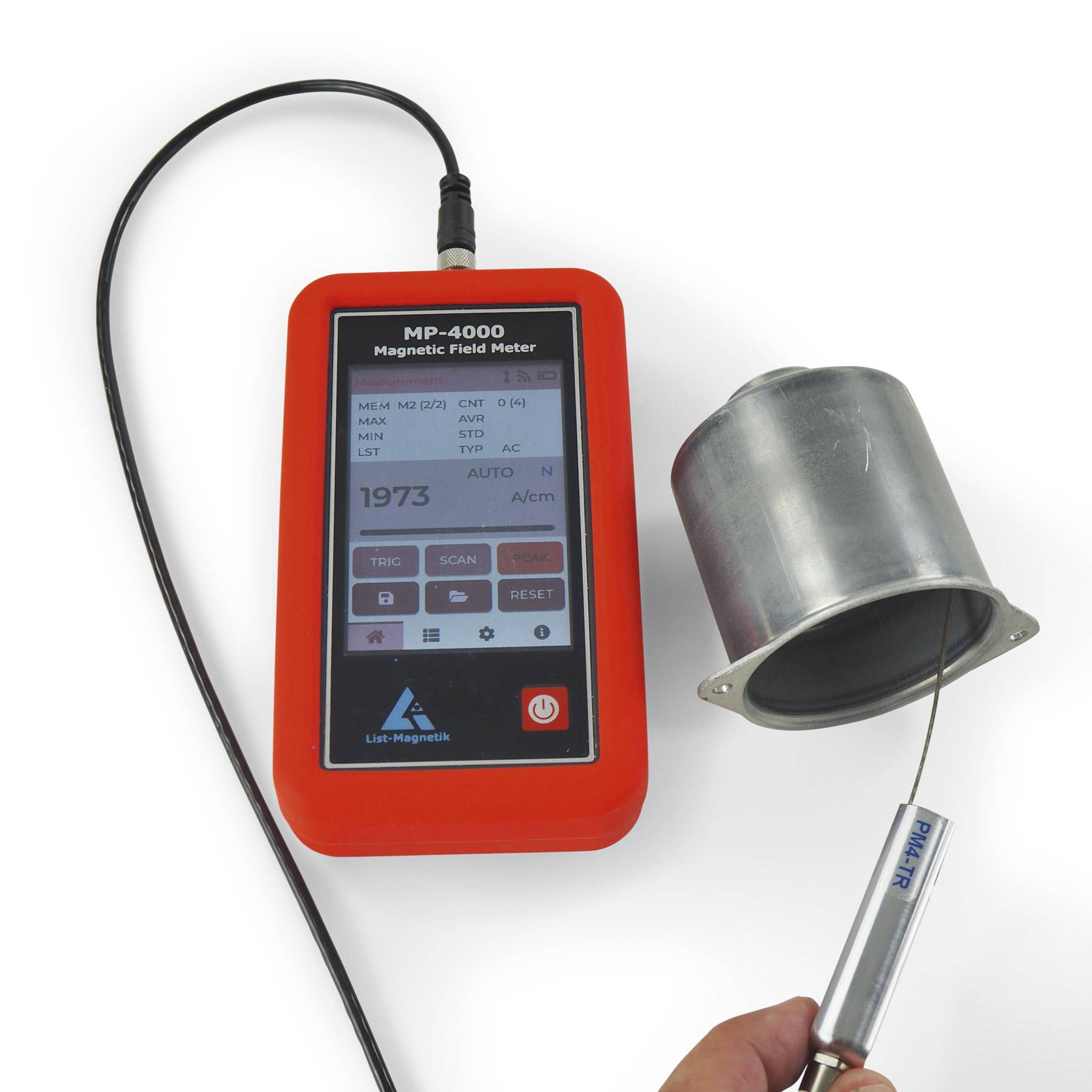 PCE Instruments LM-MP4000-4TR Magnetfeld Analysegerät