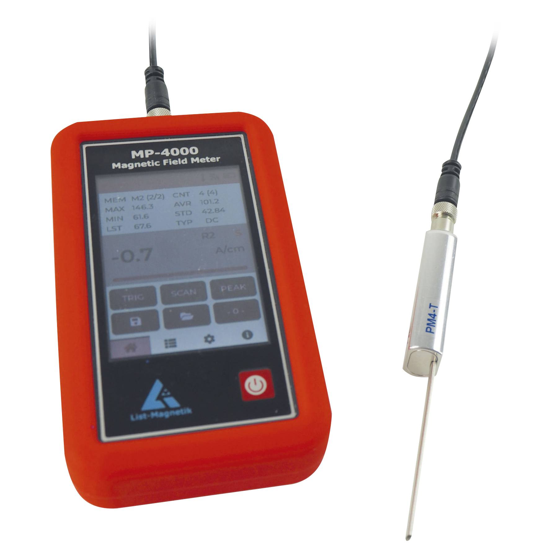 PCE Instruments LM-MP4000-4T Magnetfeld Analysegerät