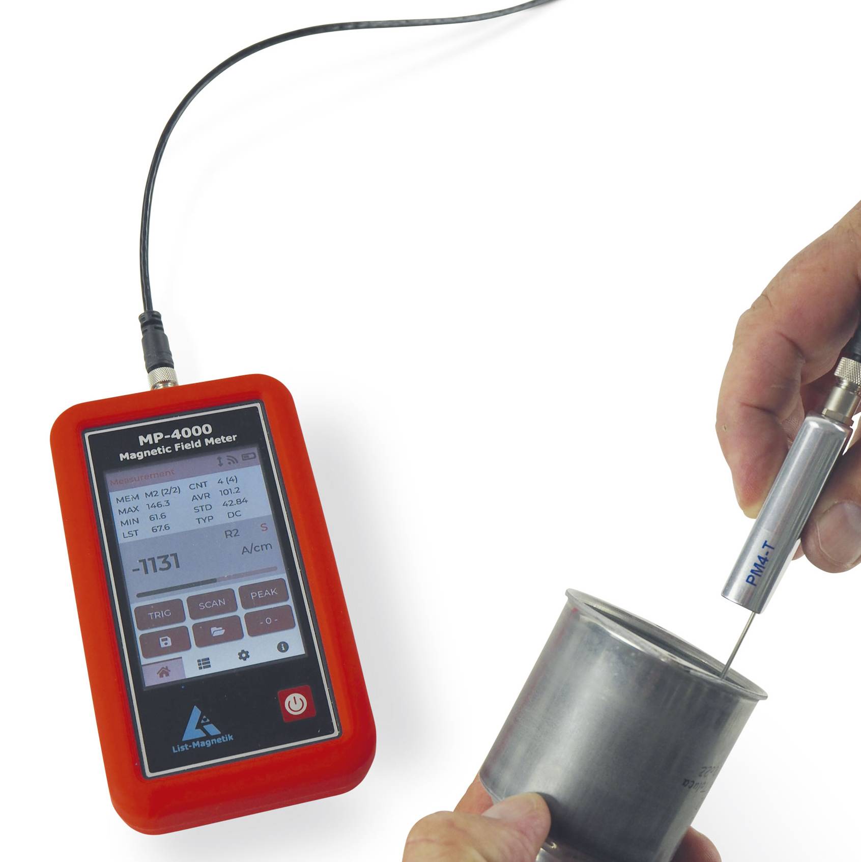 PCE Instruments LM-MP4000-4T Magnetfeld Analysegerät