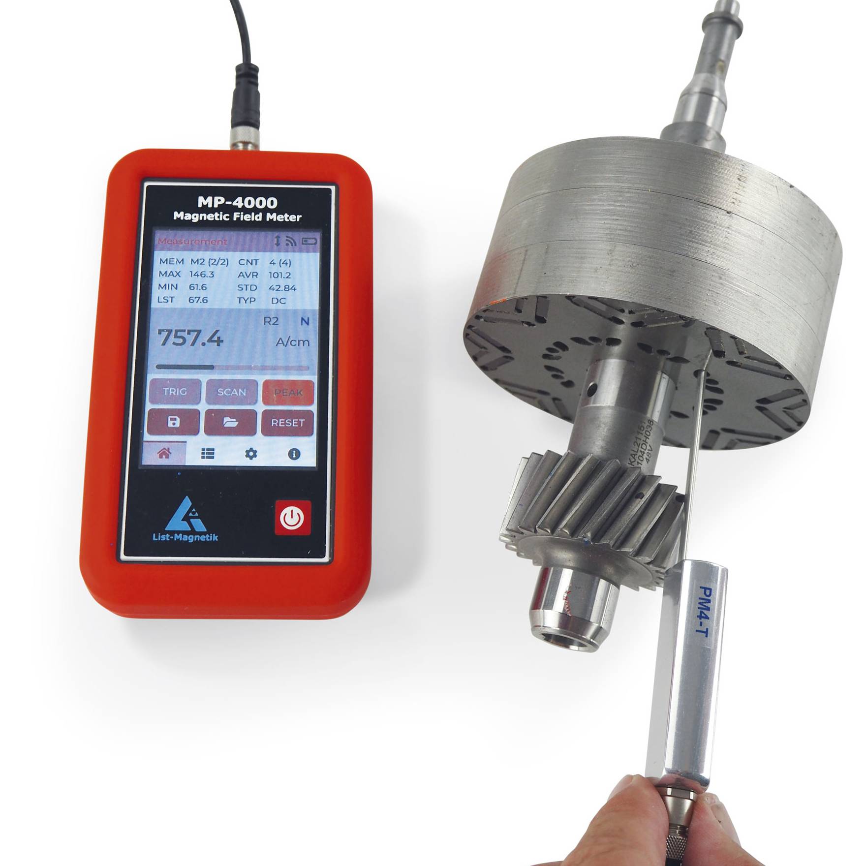 PCE Instruments LM-MP4000-4T Magnetfeld Analysegerät