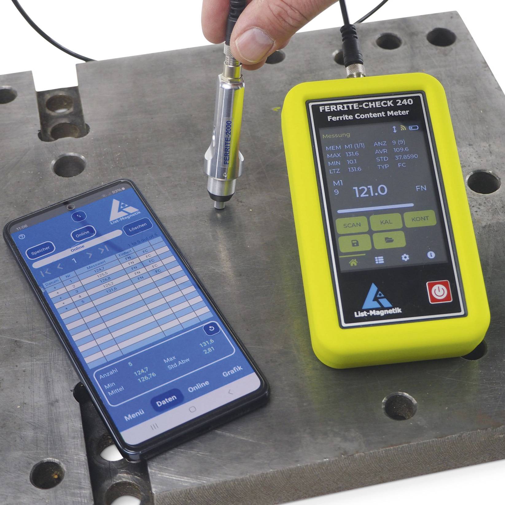 PCE Instruments LM-FC240 Schichtdicken-Messgerät