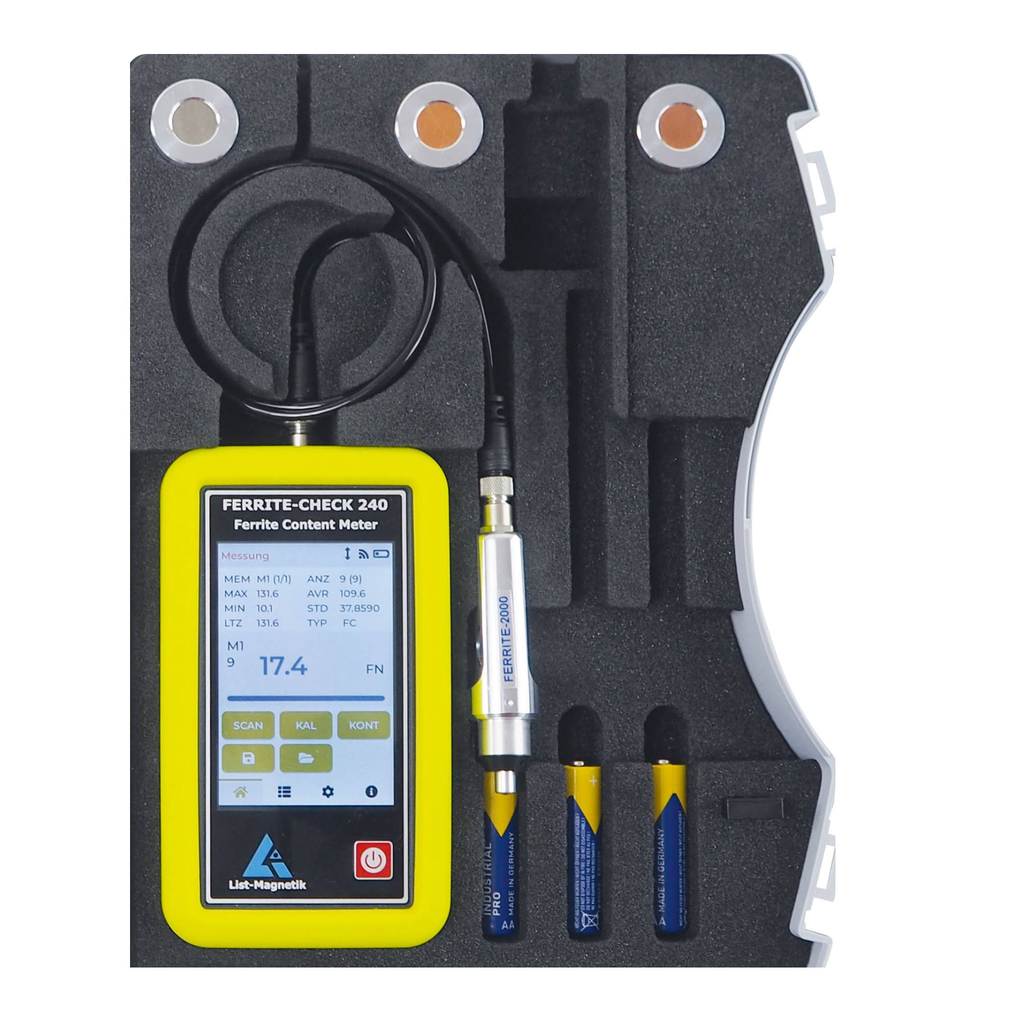PCE Instruments LM-FC240 Ferritgehaltsmessgerät 0.2 - 140 FN