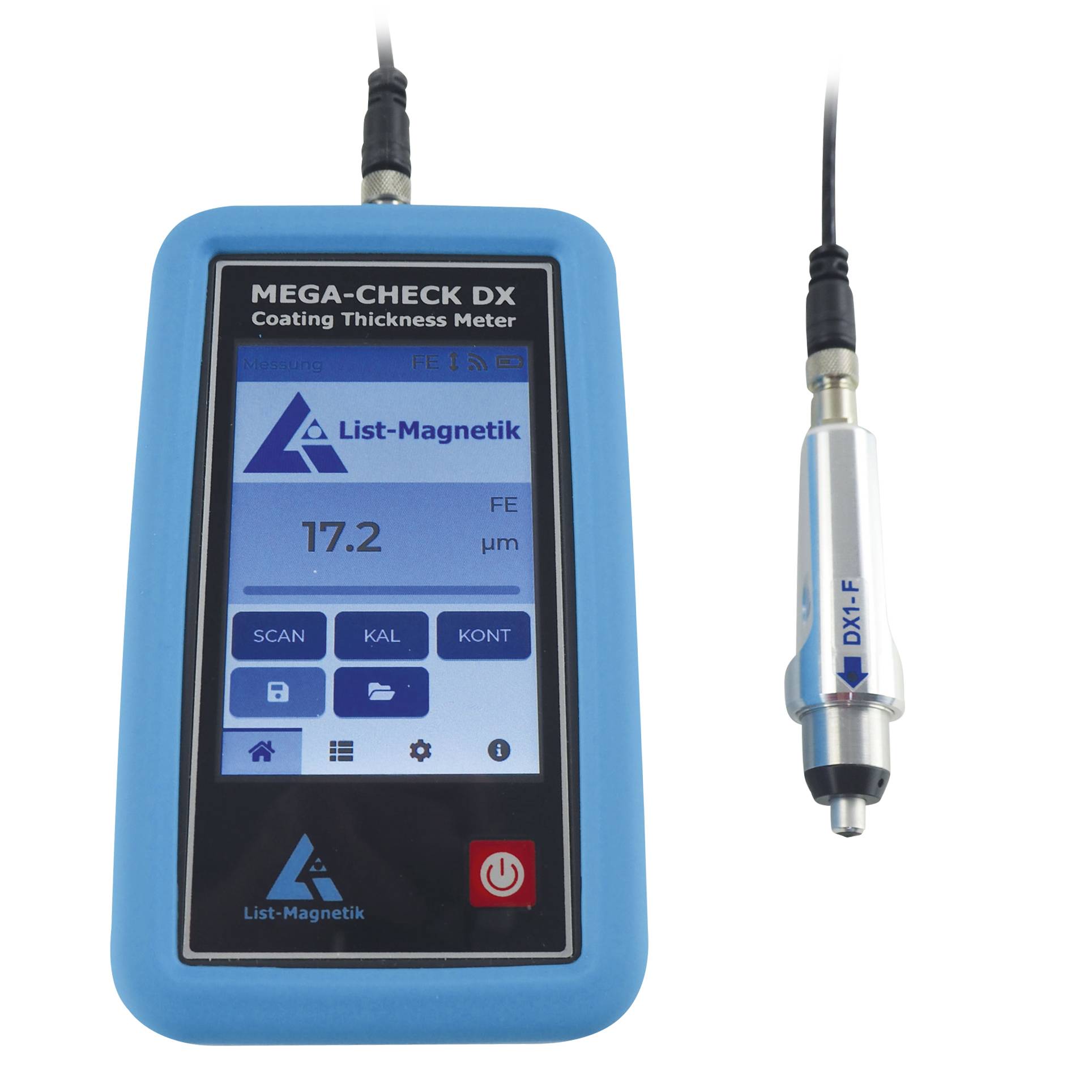 PCE Instruments LM-MCDX-1F Schichtdicken-Messgerät 2 - 1000µm