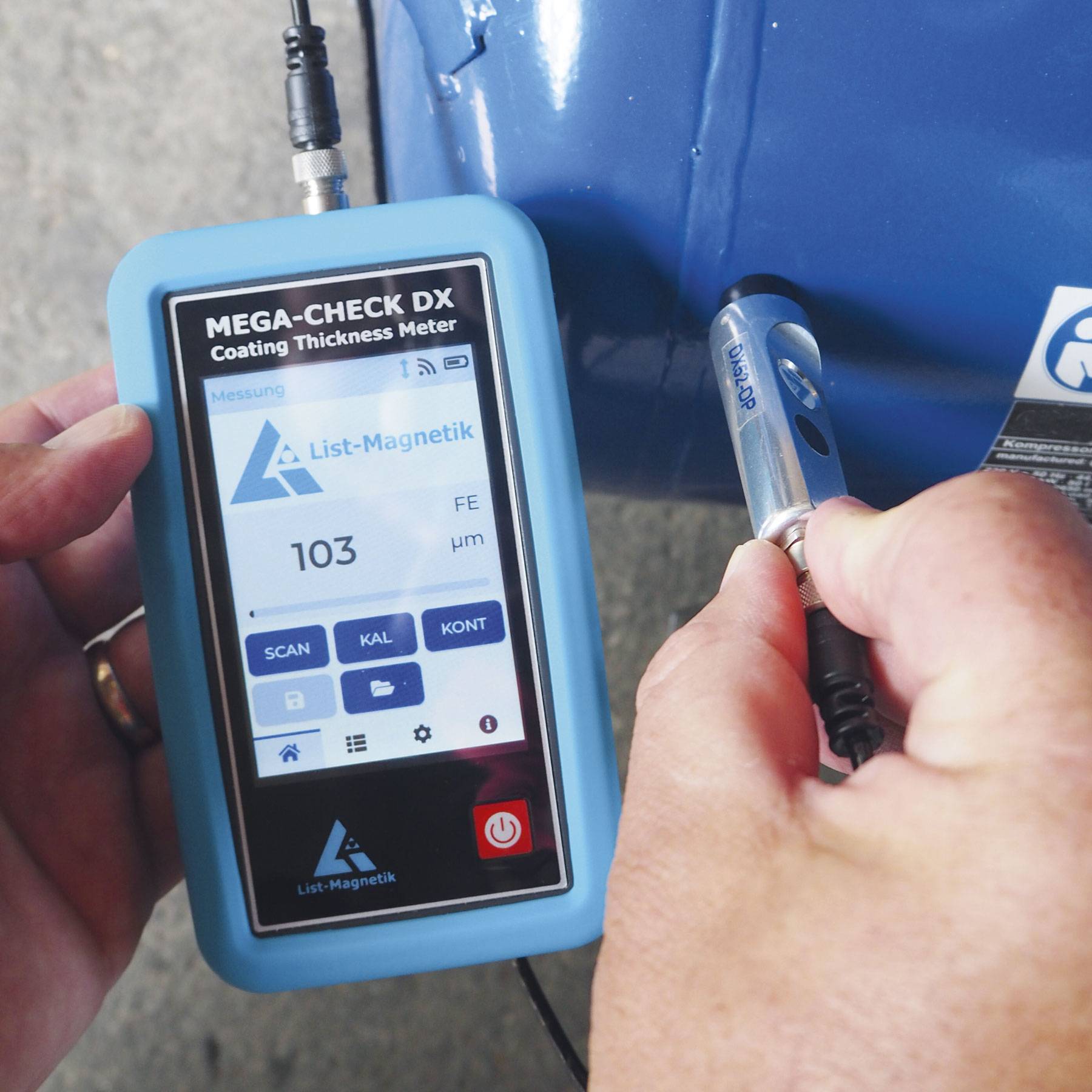 PCE Instruments LM-MCDX-52DP Schichtdicken-Messgerät 2 - 5000µm