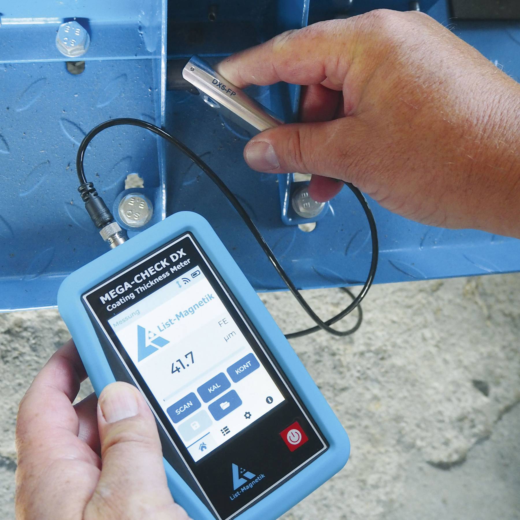 PCE Instruments LM-MCDX-5FP Schichtdicken-Messgerät 2 - 5000µm