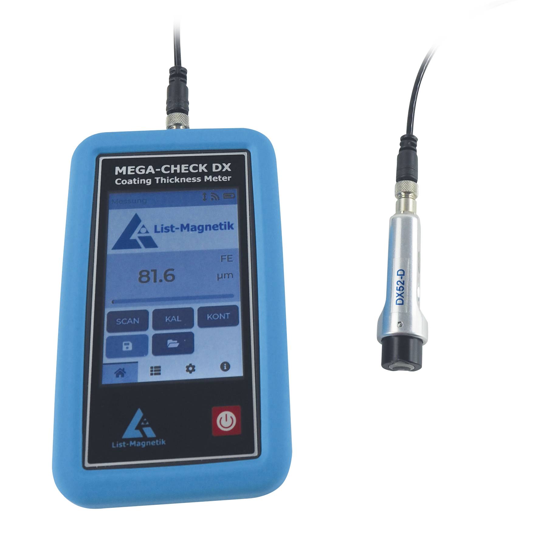 PCE Instruments LM-MCDX-52D Schichtdicken-Messgerät 2 - 5000µm