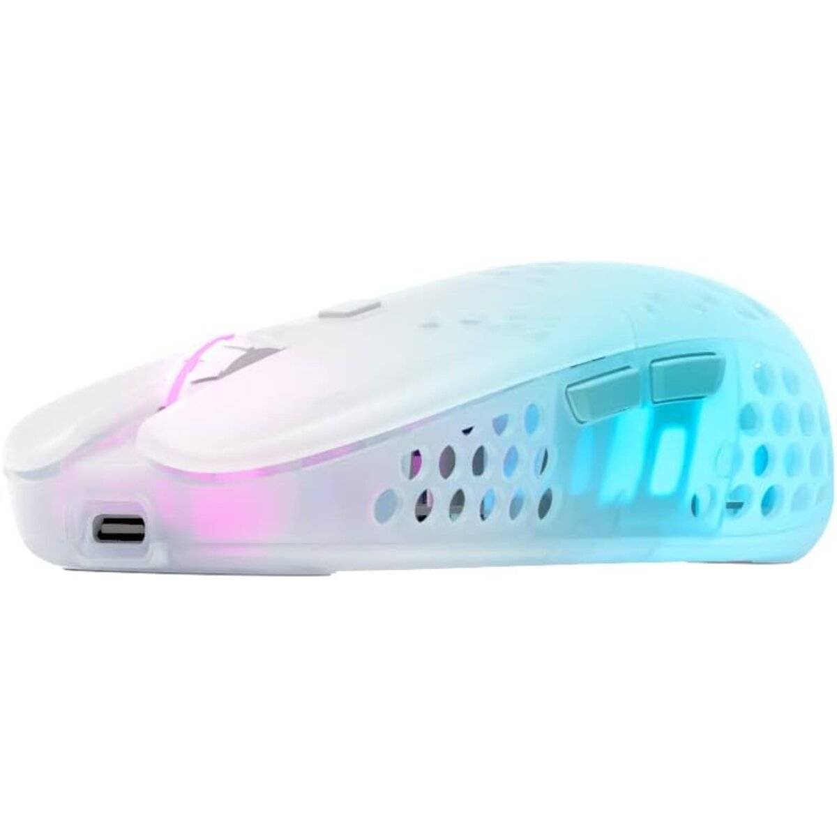 Cherry Xtrfy Gaming-Maus MZ1 – entwickelt mit Rocket Jump Ninja, ultraleicht & präzise Wireless Weiß
