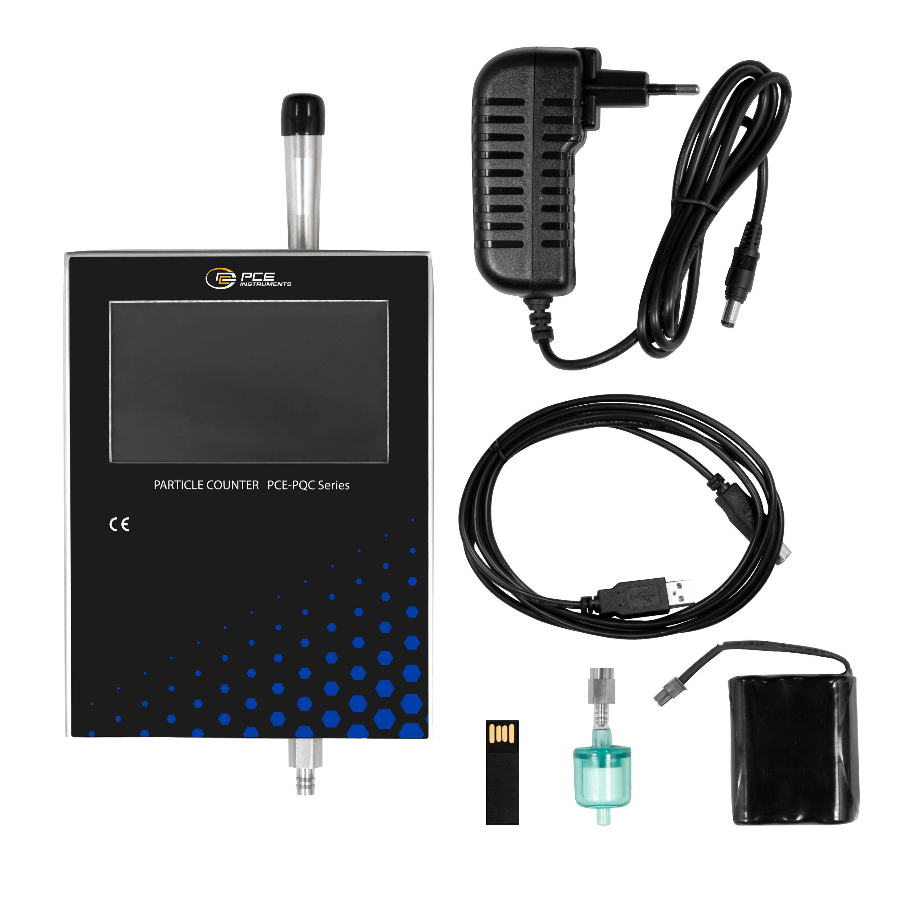 PCE Instruments Partikelzähler PCE-PQC 32EU Luftpartikel mit USB-Schnittstelle